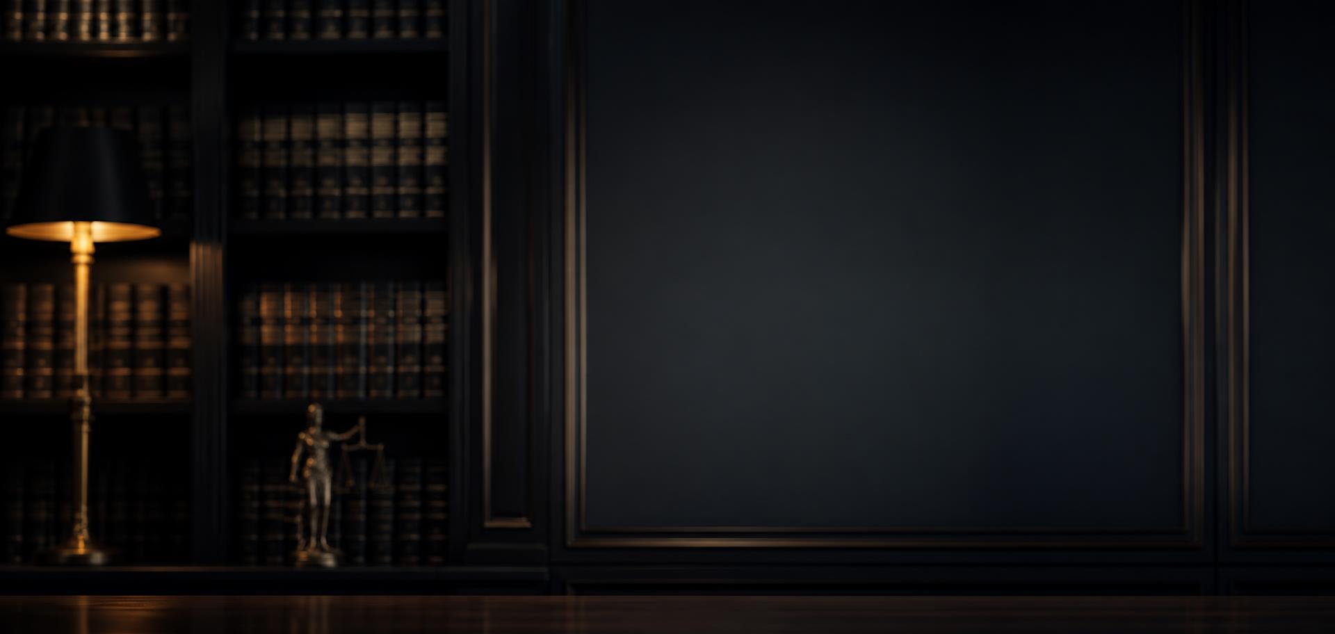 Biblioteca jurídica do escritório